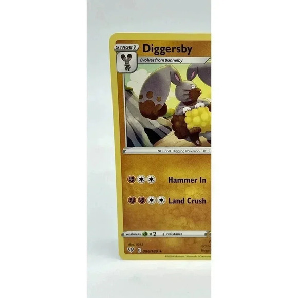 Diggersby 096/189 Darkness Ablaze Rare Non‎ Holo Pokemon TCG Mint Unplayed - Picture 2 of 6